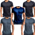 Camiseta Masculina Poliéster | 5 peças | Kit Total Flex™